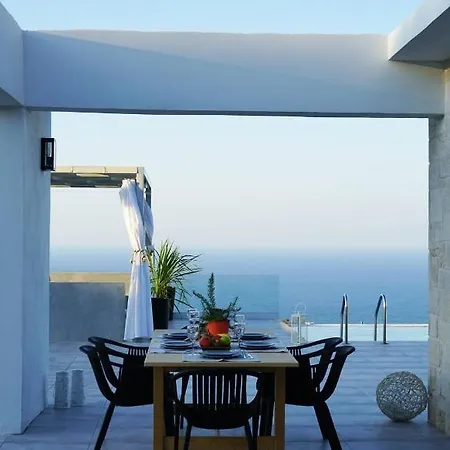 Eva West With Infinity Pool & And Panoramic Sea View Willa Gerani Chanion